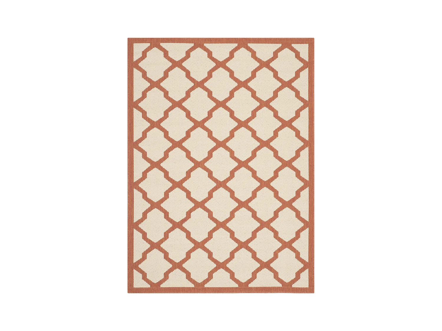 Tapis Neutre/Orange 122 X 170 cm - Samanna