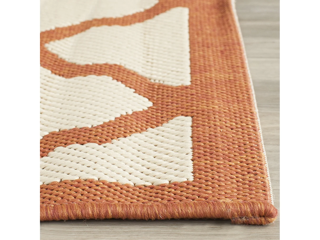 Tapis Neutre/Orange 122 X 170 cm - Samanna