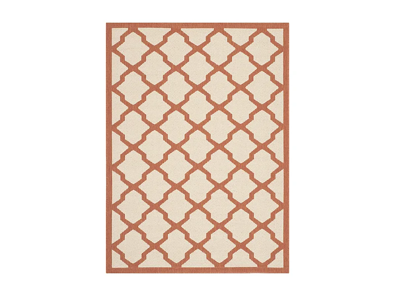 Tapis Neutre/Orange 122 X 170 cm - Samanna