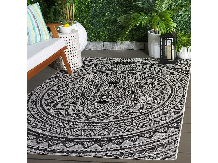 Tapis Gris/Noir 160 X 231 cm - Kalene