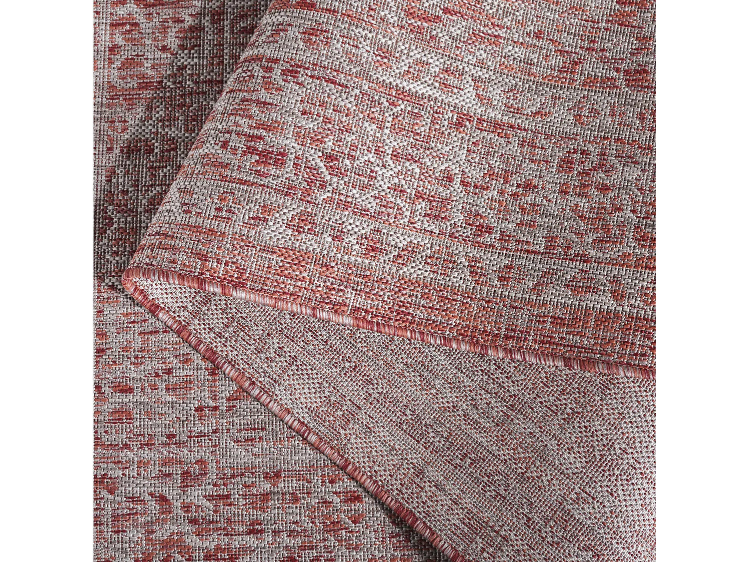 Tapis Neutre/Orange 79 X 152 cm - Amira
