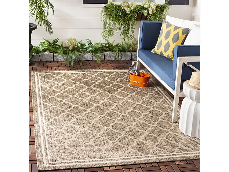 Tapis Marron/Neutre 122 X 170 cm - Bleeker