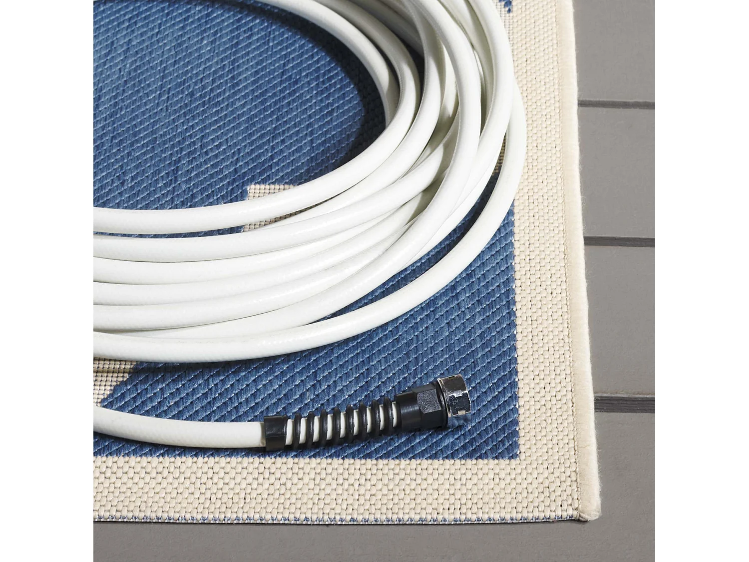 Tapis Bleu/Neutre 79 X 152 cm - Jojo