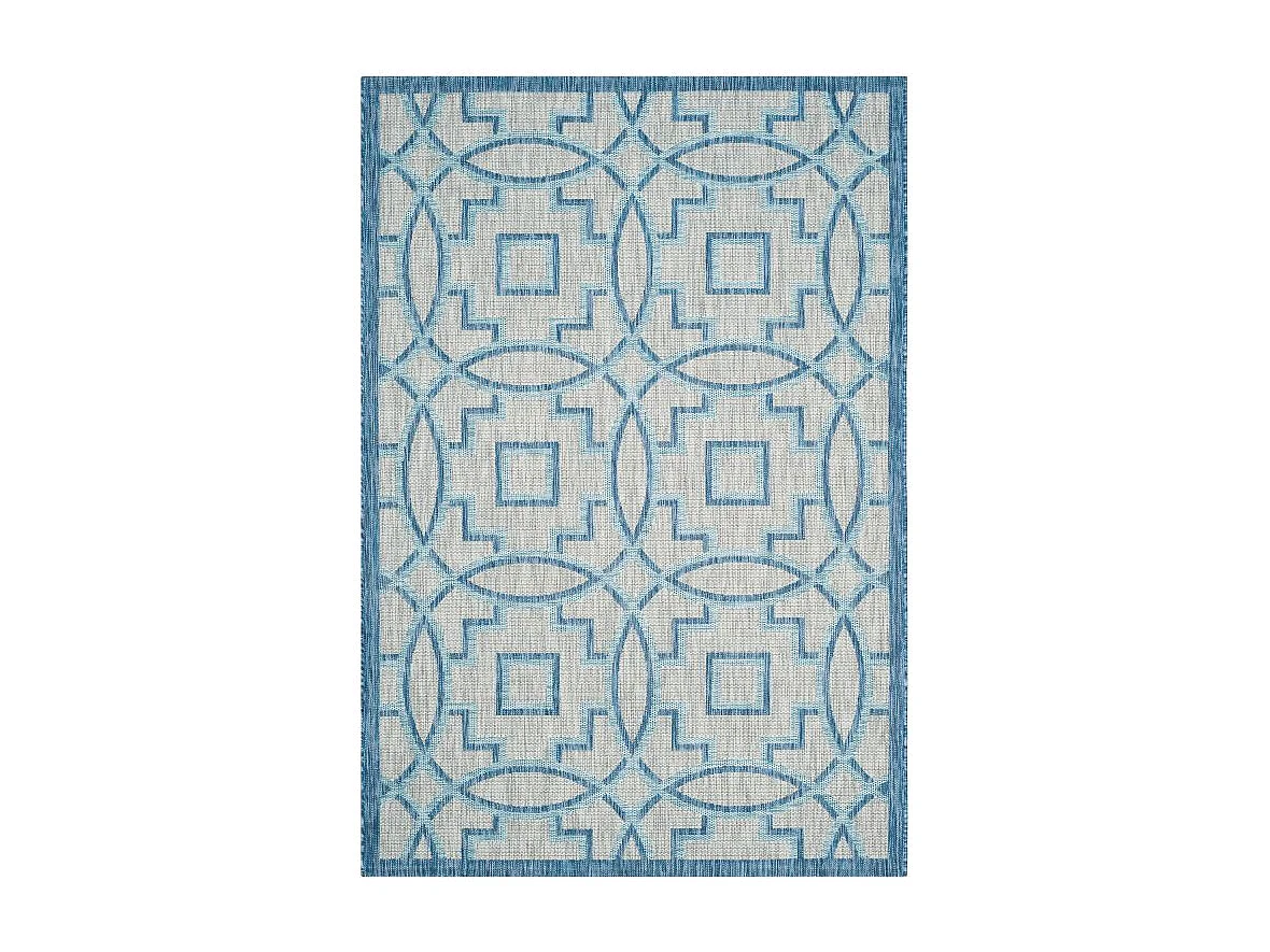 Tapis Gris/Bleu Marine 201 X 290 cm - Jade