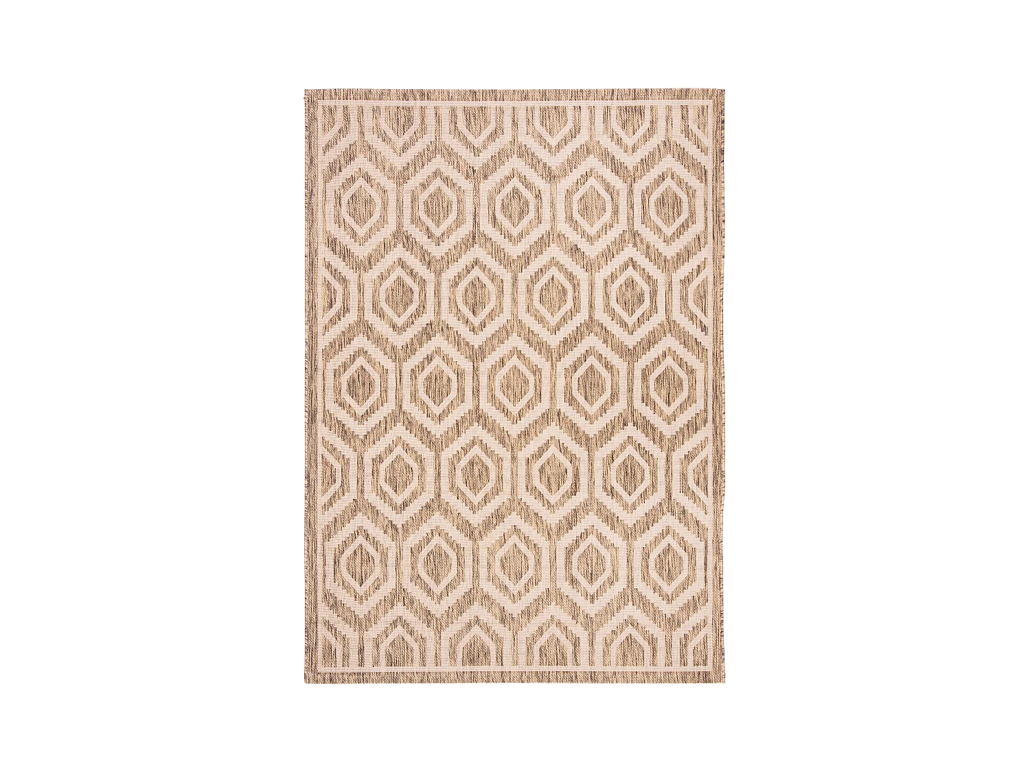 Tapis Marron/Neutre 160 X 231 cm - Zariah