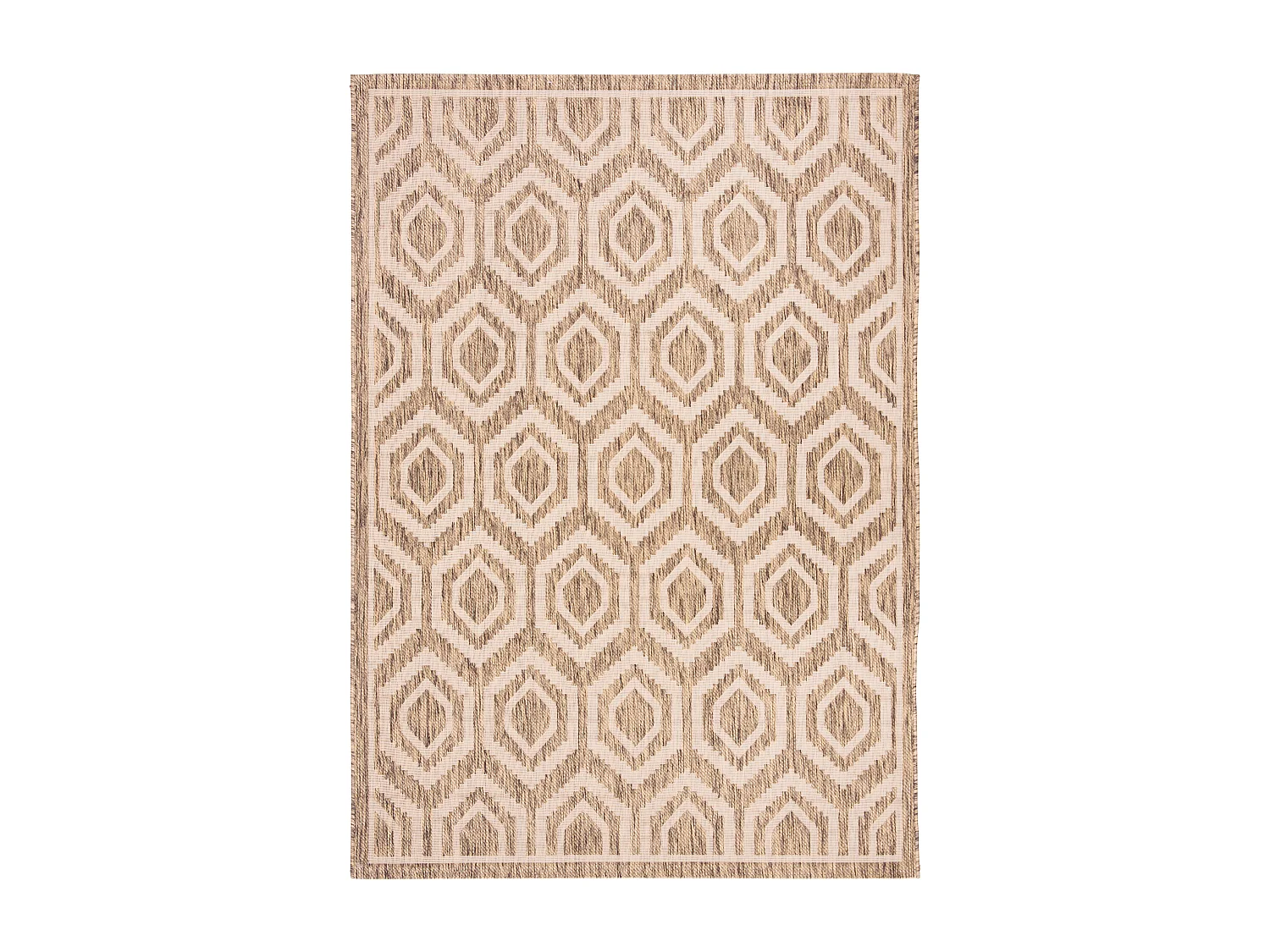 Tapis Marron/Neutre 160 X 231 cm - Zariah