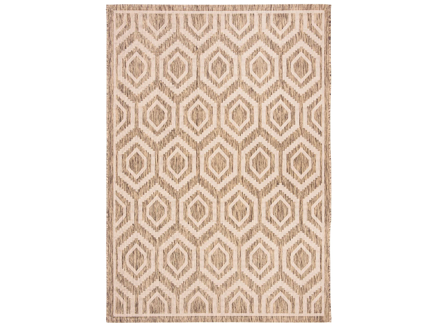 Tapis Marron/Neutre 160 X 231 cm - Zariah
