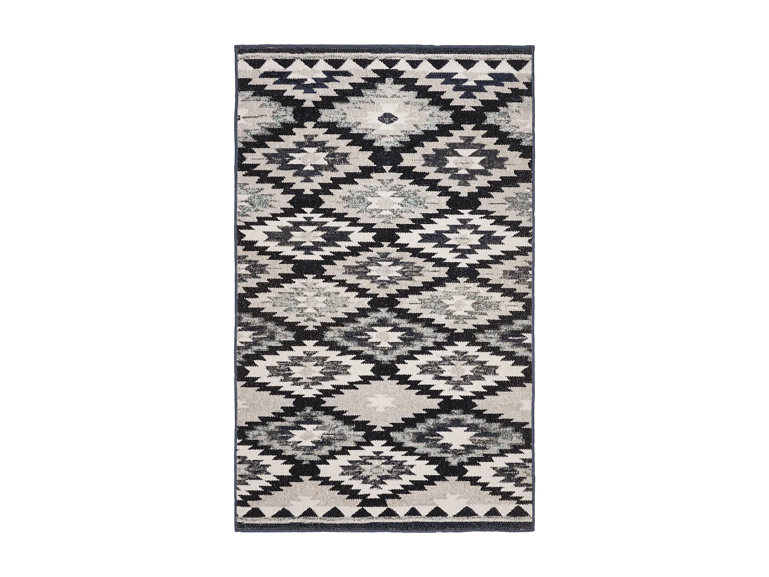 Tapis Gris/Noir 91 X 152 cm - Lailee