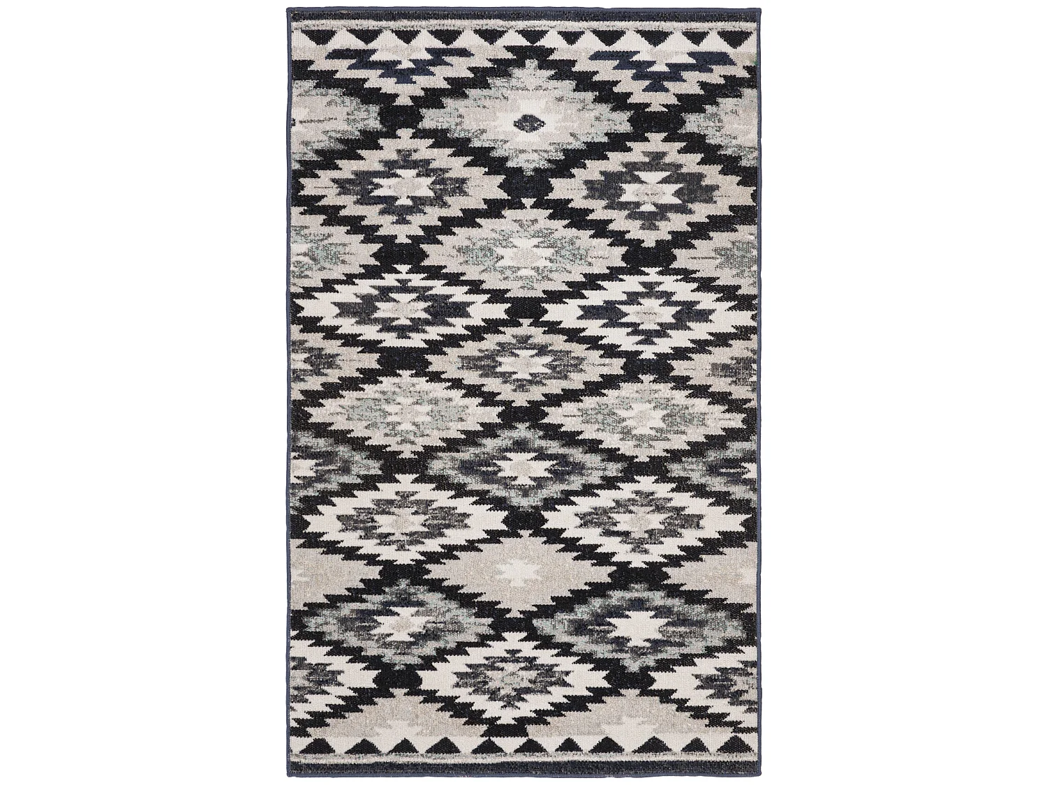 Tapis Gris/Noir 91 X 152 cm - Lailee