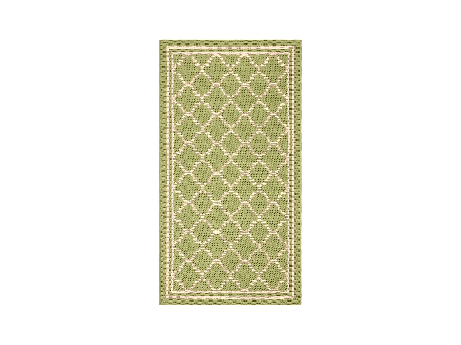 Tapis Vert/Neutre 79 X 152 cm - Bleeker