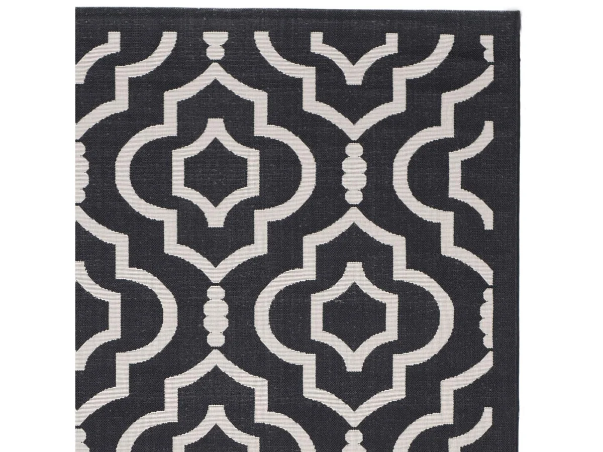 Tapis Noir/Neutre 160 X 231 cm - Mykonos