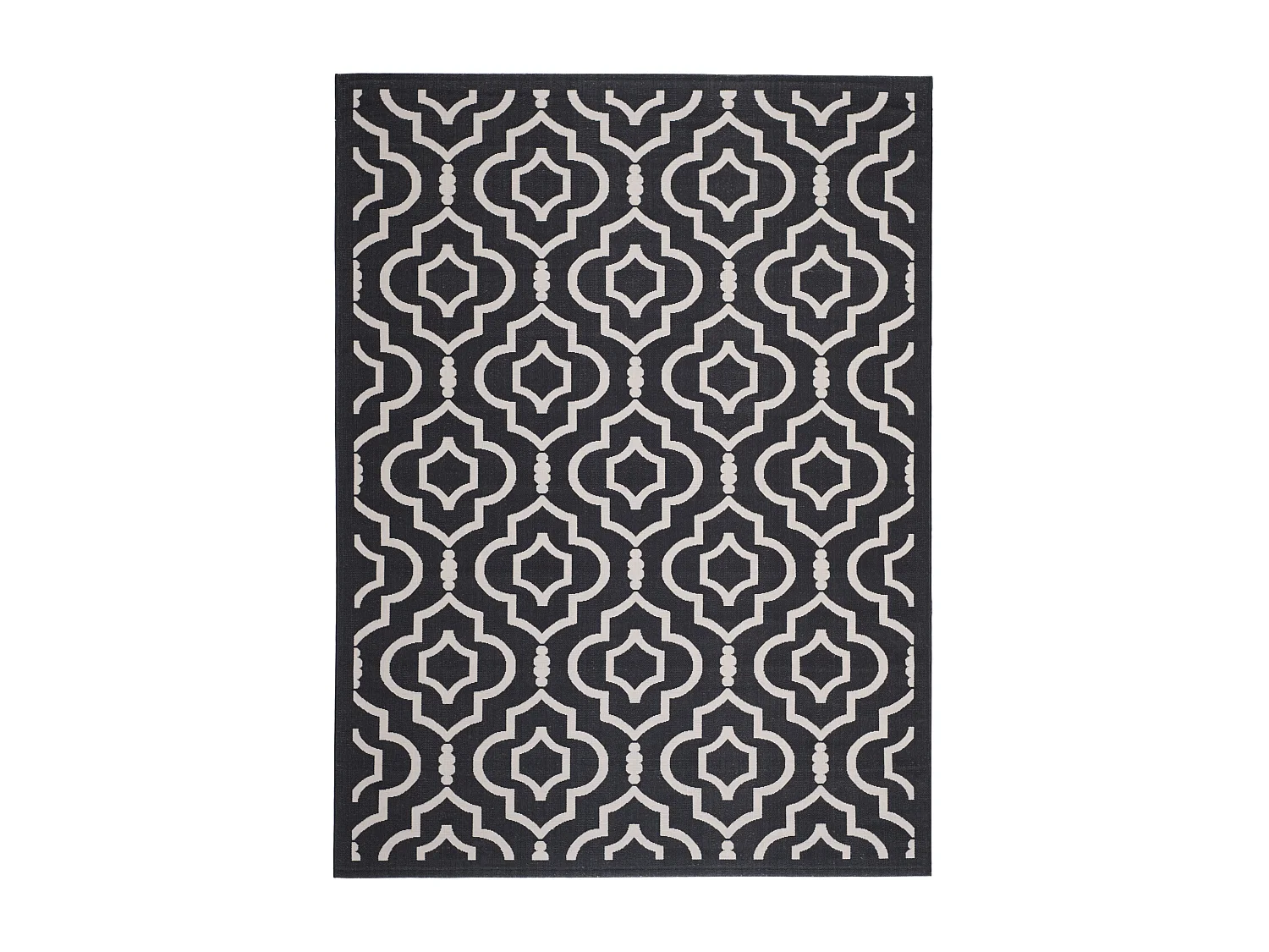 Tapis Noir/Neutre 160 X 231 cm - Mykonos