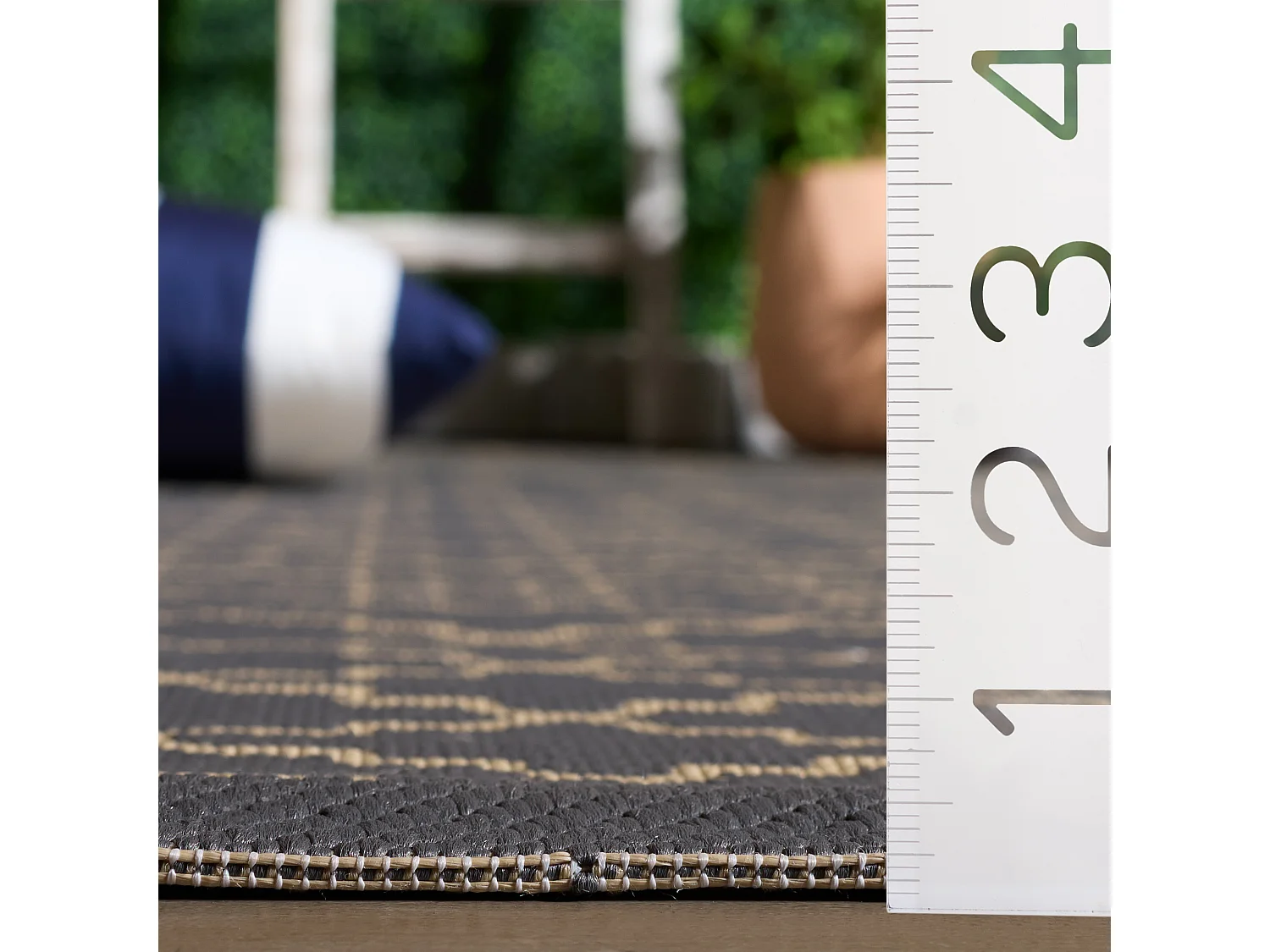 Tapis Gris/Neutre 122 X 170 cm - Zinnia