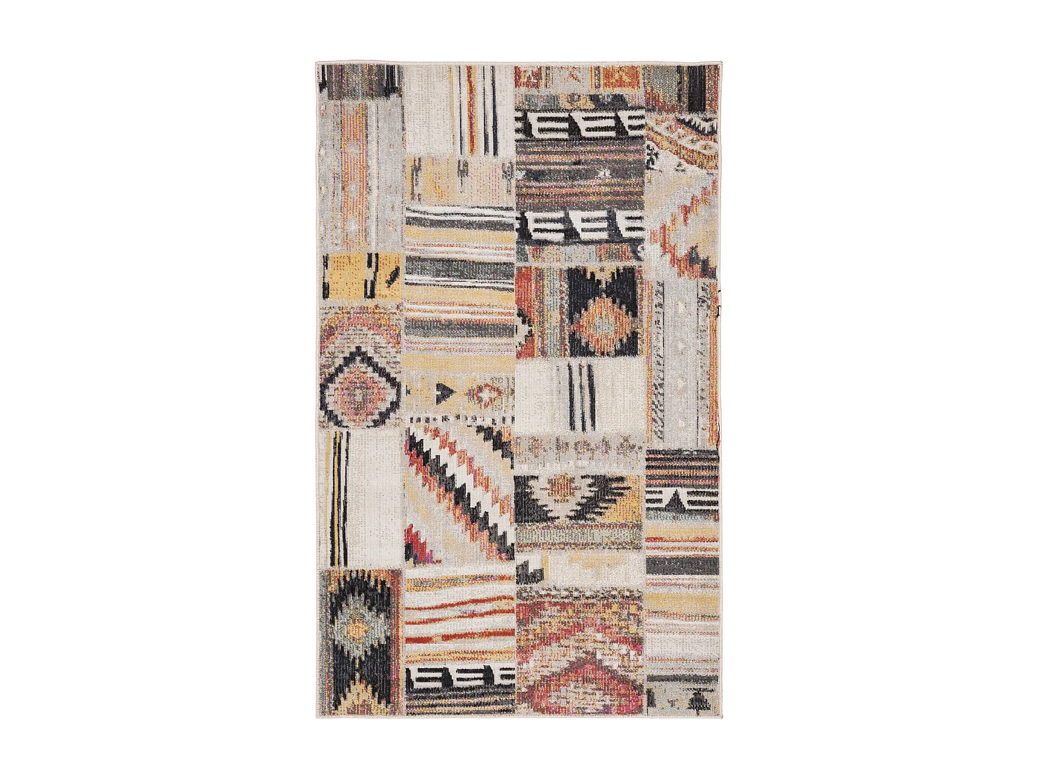 Tapis Neutre/Multicolore 91 X 152 cm - Leighton