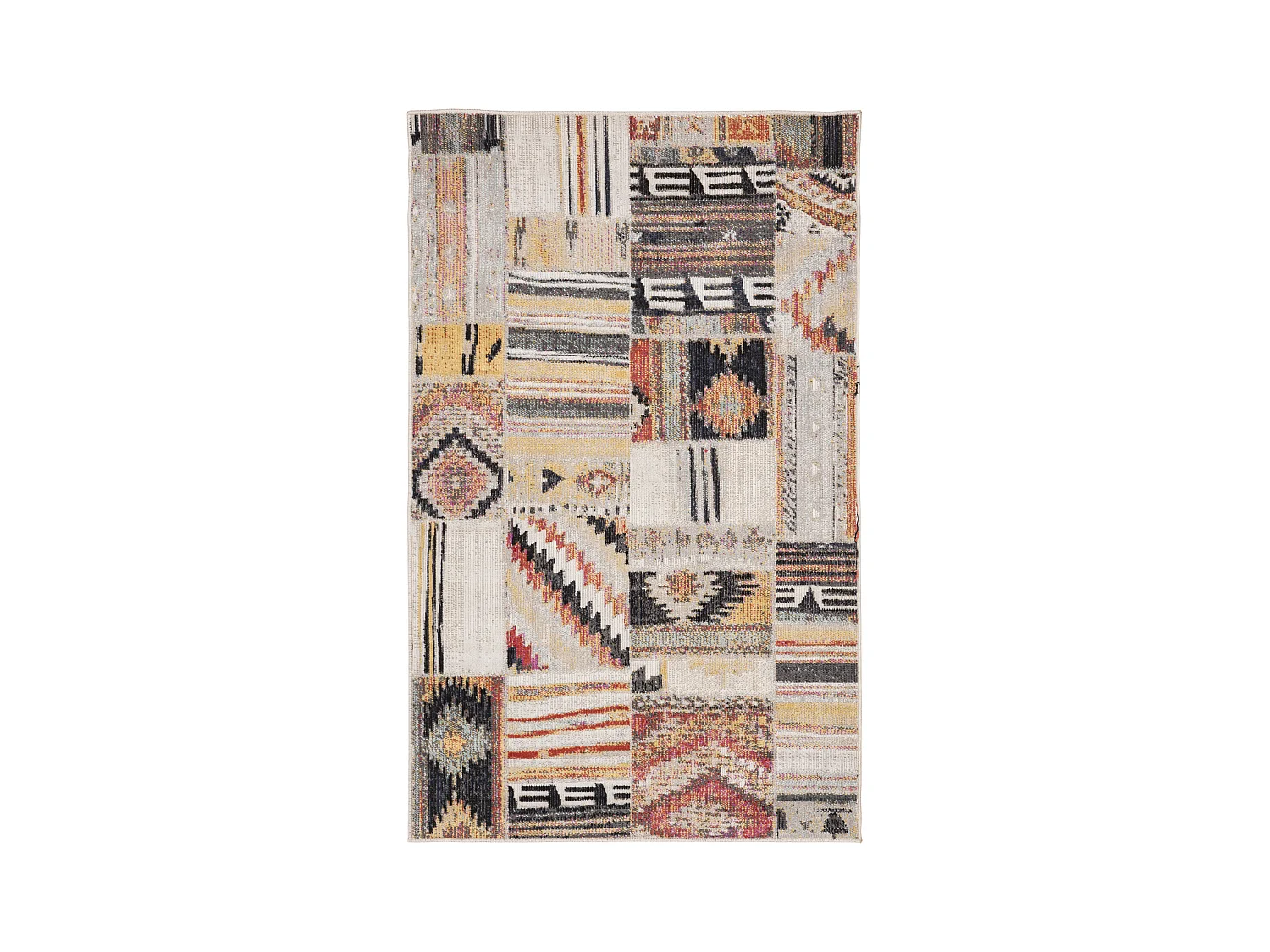Tapis Neutre/Multicolore 91 X 152 cm - Leighton