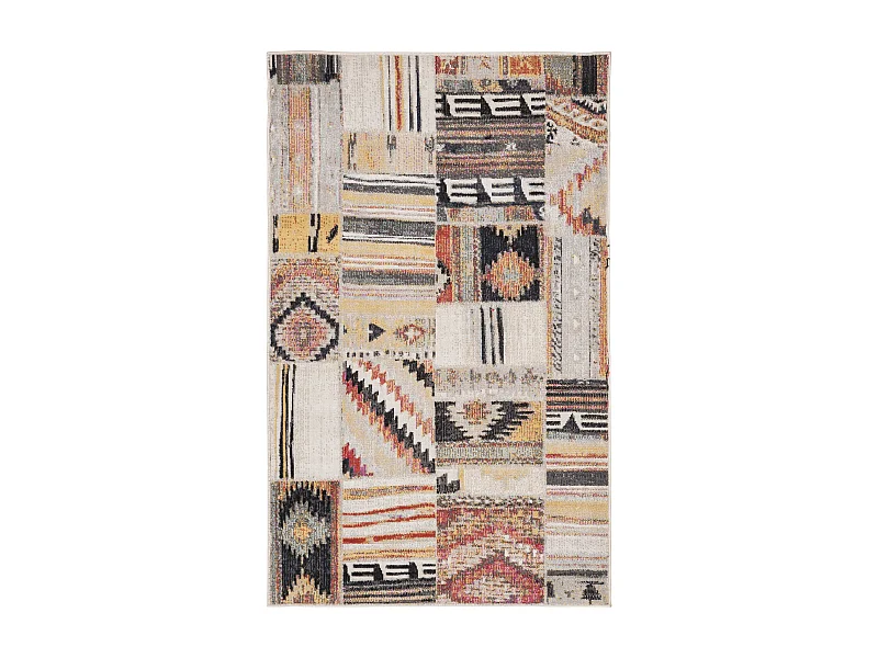 Tapis Neutre/Multicolore 91 X 152 cm - Leighton