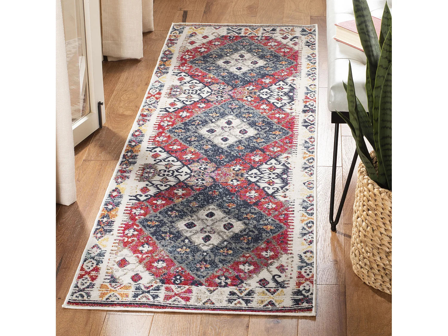Tapis Marron/Multicolore 69 X 244 cm - Lattice