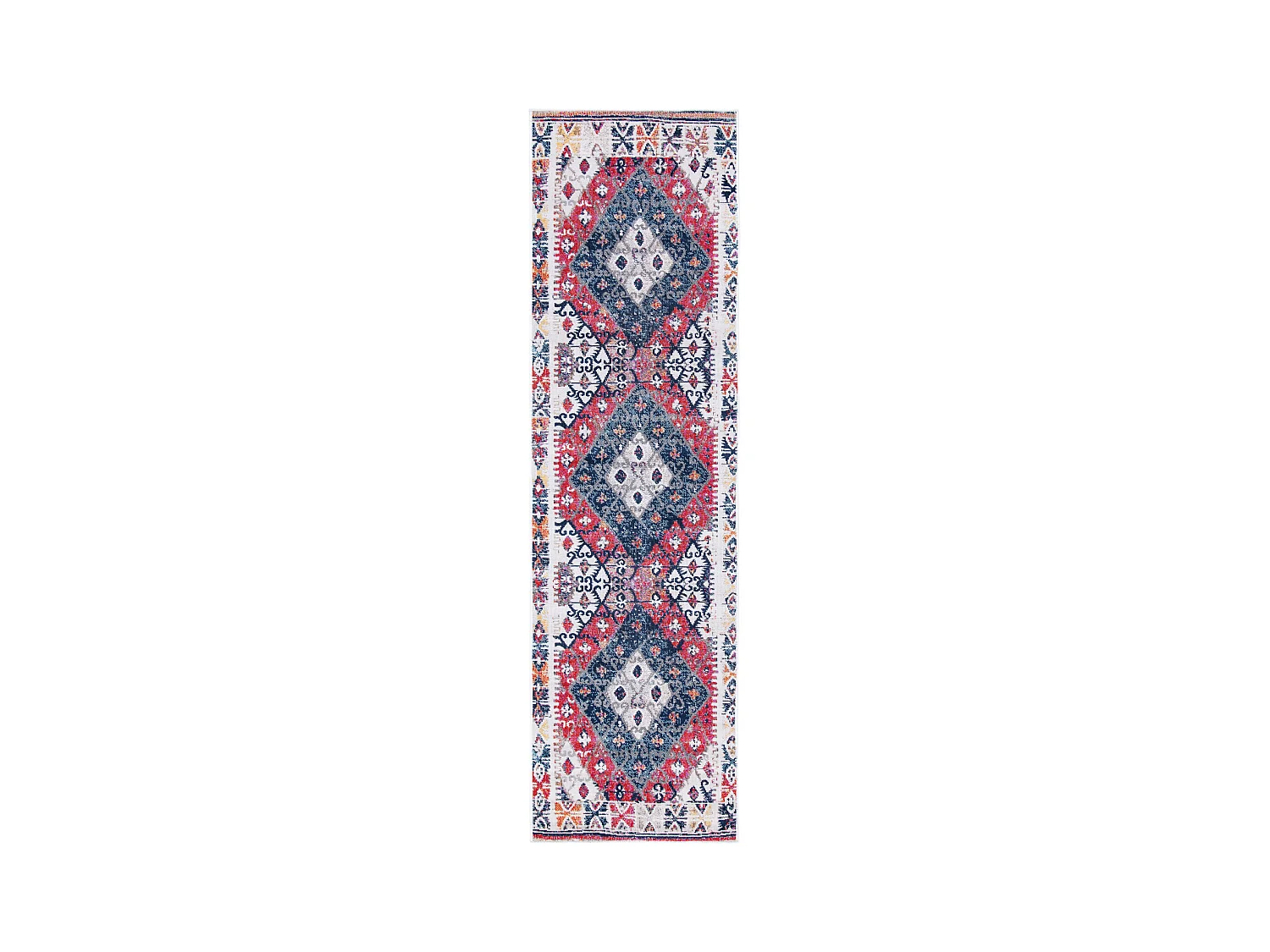 Tapis Marron/Multicolore 69 X 244 cm - Lattice