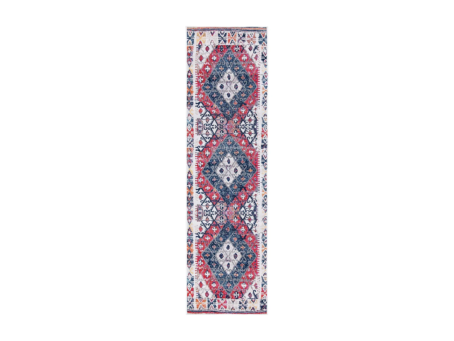 Tapis Marron/Multicolore 69 X 244 cm - Lattice