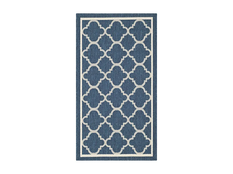 Tapis Bleu Marine/Neutre 122 X 170 cm - Bleeker