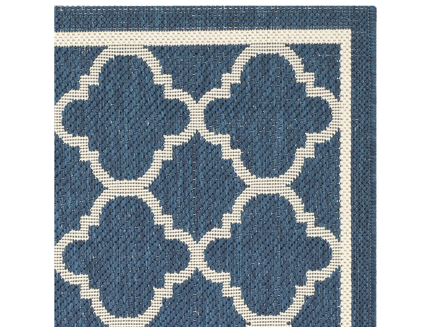 Tapis Bleu Marine/Neutre 122 X 170 cm - Bleeker