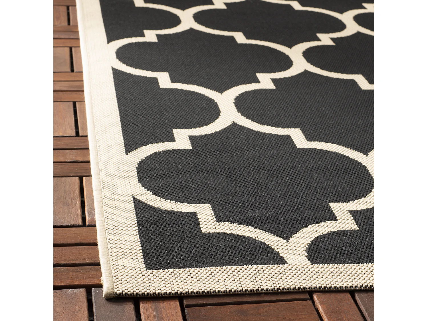 Tapis Noir/Neutre 160 X 231 cm - Arista