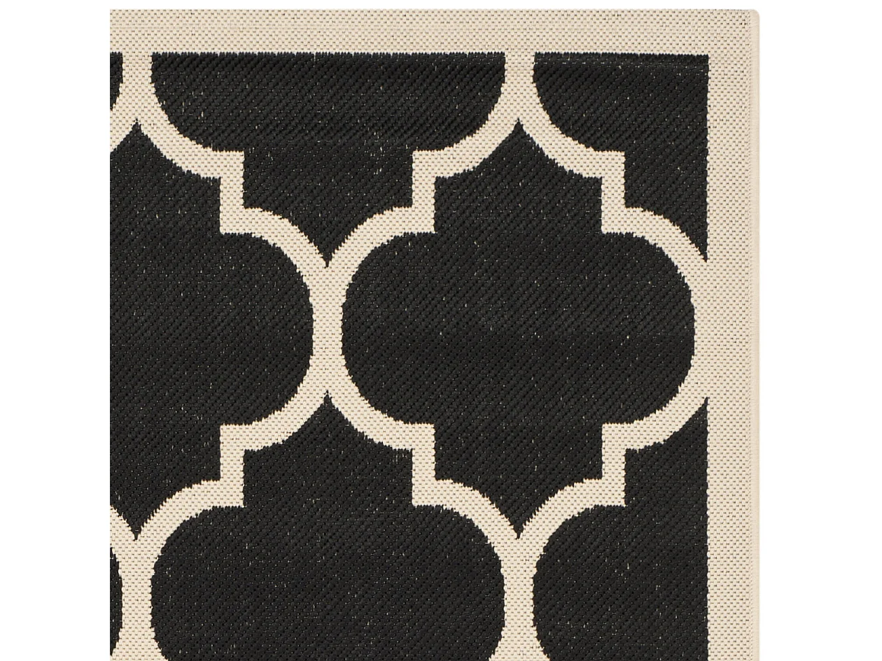 Tapis Noir/Neutre 160 X 231 cm - Arista