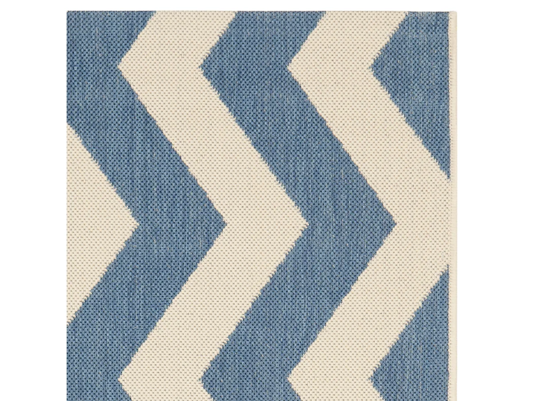 Tapis Bleu/Neutre 122 X 170 cm - Amalfi