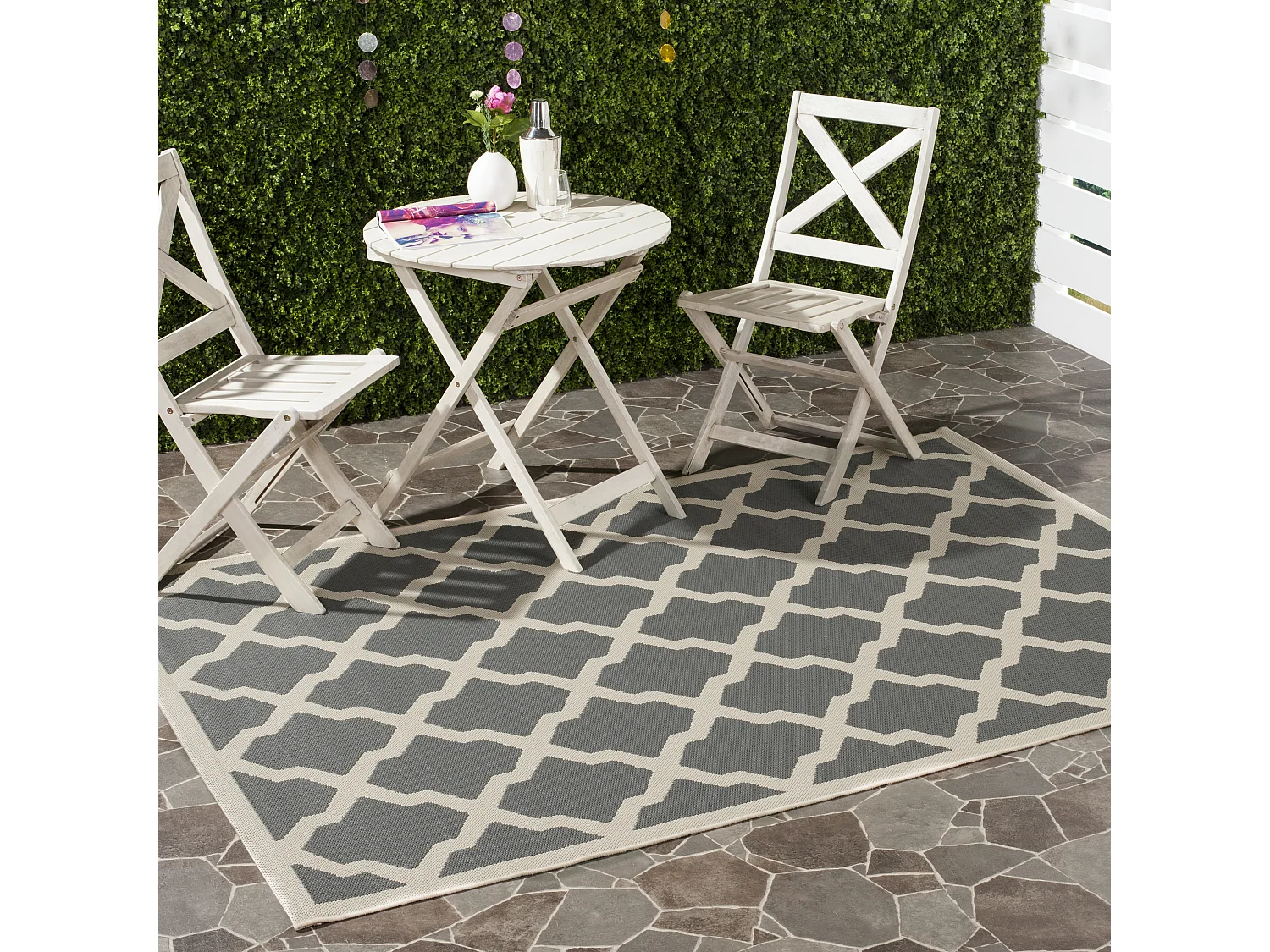 Tapis Gris/Neutre 122 X 170 cm - Samanna