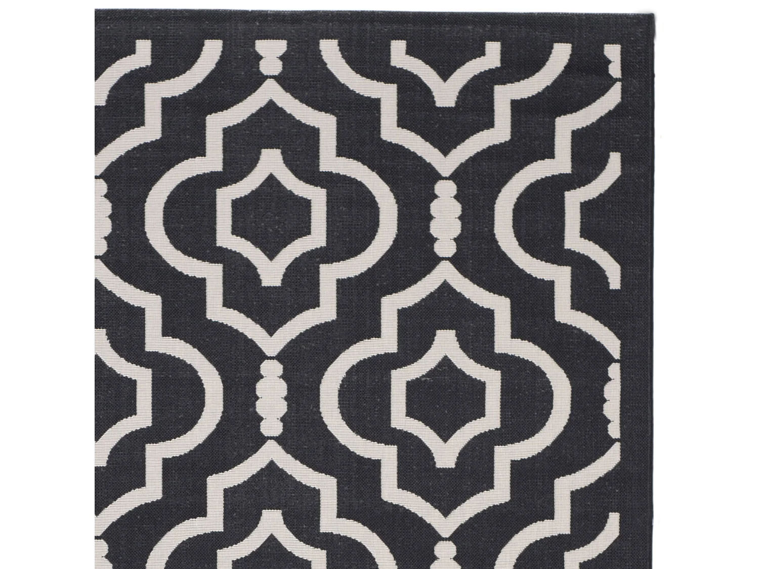 Tapis Noir/Neutre 79 X 152 cm - Mykonos