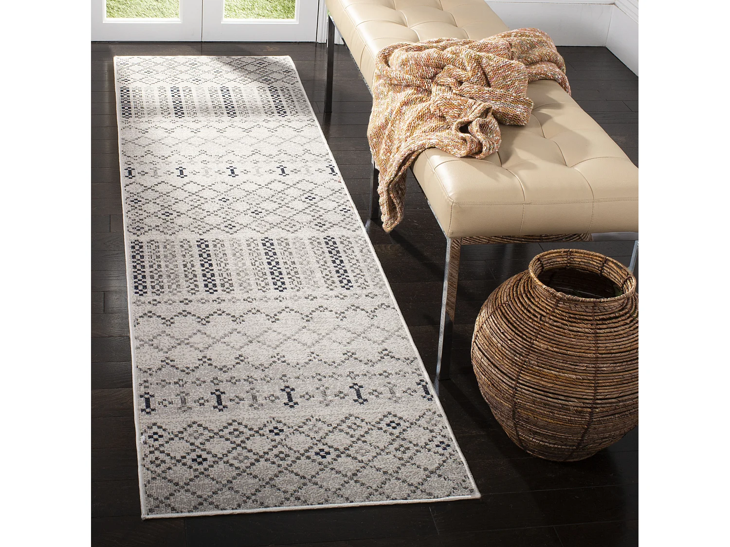 Tapis Gris 69 X 244 cm - Nicole