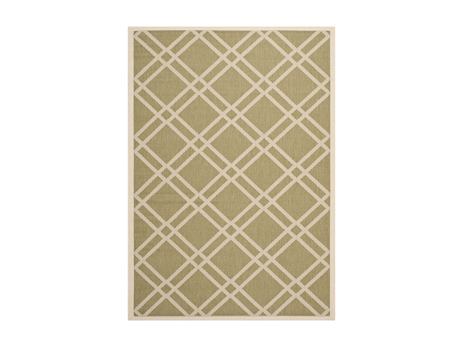 Tapis Vert/Neutre 201 X 290 cm - Thalia