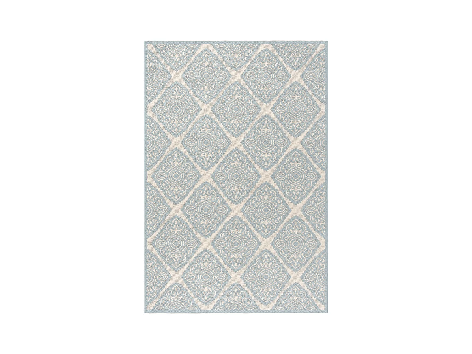 Tapis Bleu/Neutre 79 X 152 cm - Salina