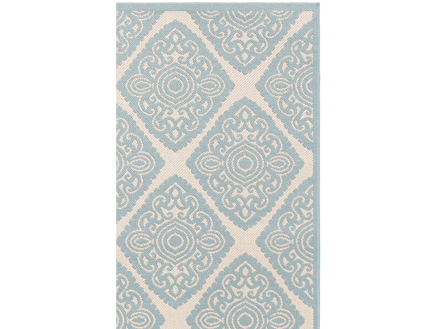 Tapis Bleu/Neutre 79 X 152 cm - Salina