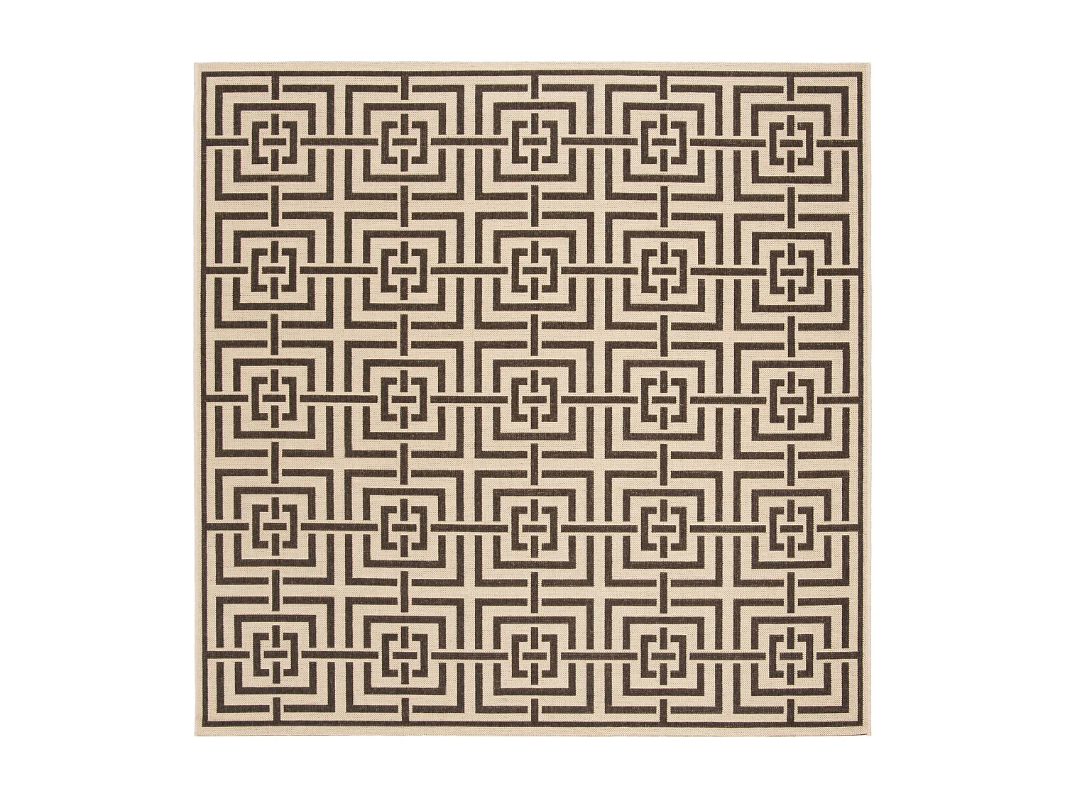 Tapis Neutre/Marron 201 X 201 cm - Lipari