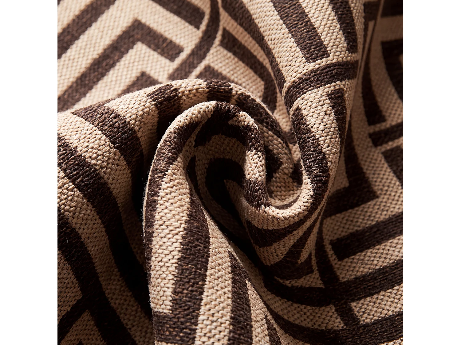 Tapis Neutre/Marron 201 X 201 cm - Lipari