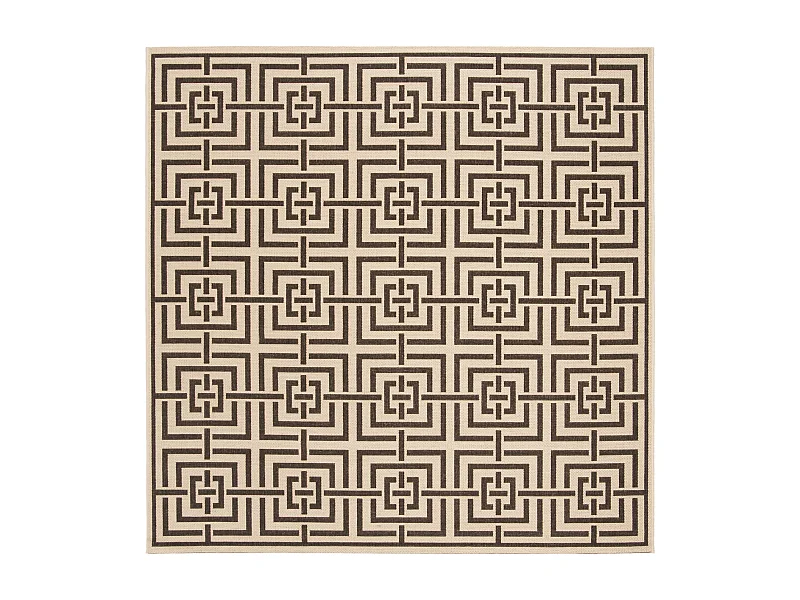 Tapis Neutre/Marron 201 X 201 cm - Lipari