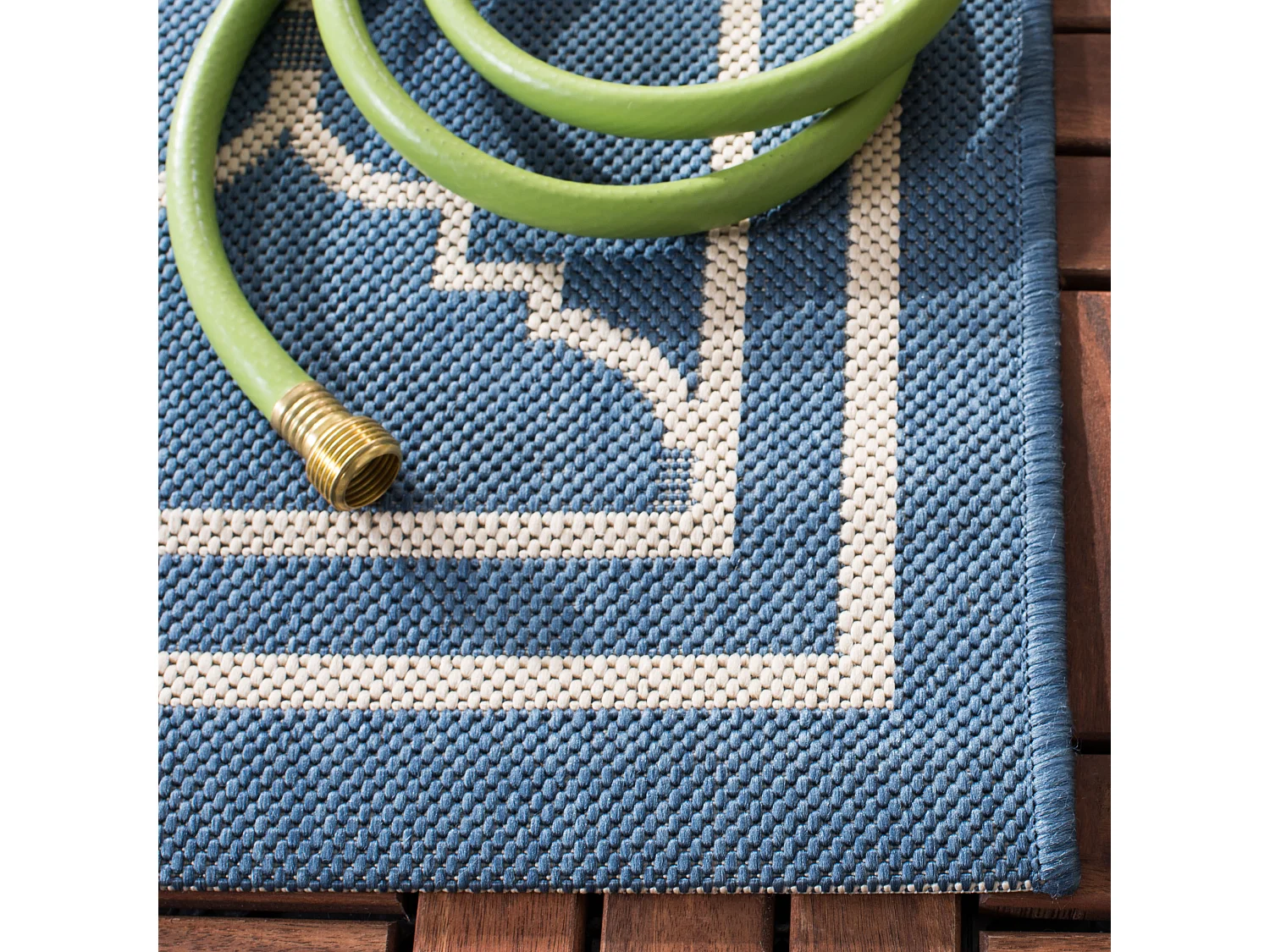 Tapis Bleu/Neutre 122 X 170 cm - Oriah