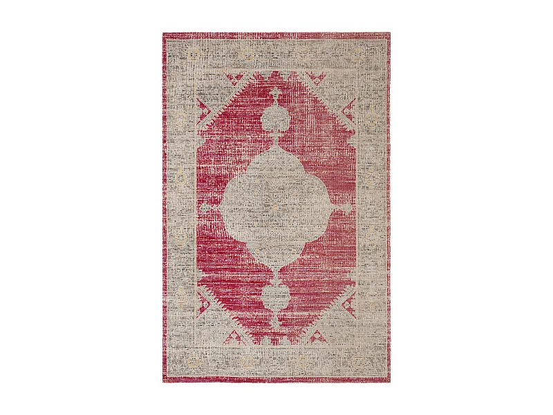 Tapis Rose/Gris 155 X 229 cm - Aleah