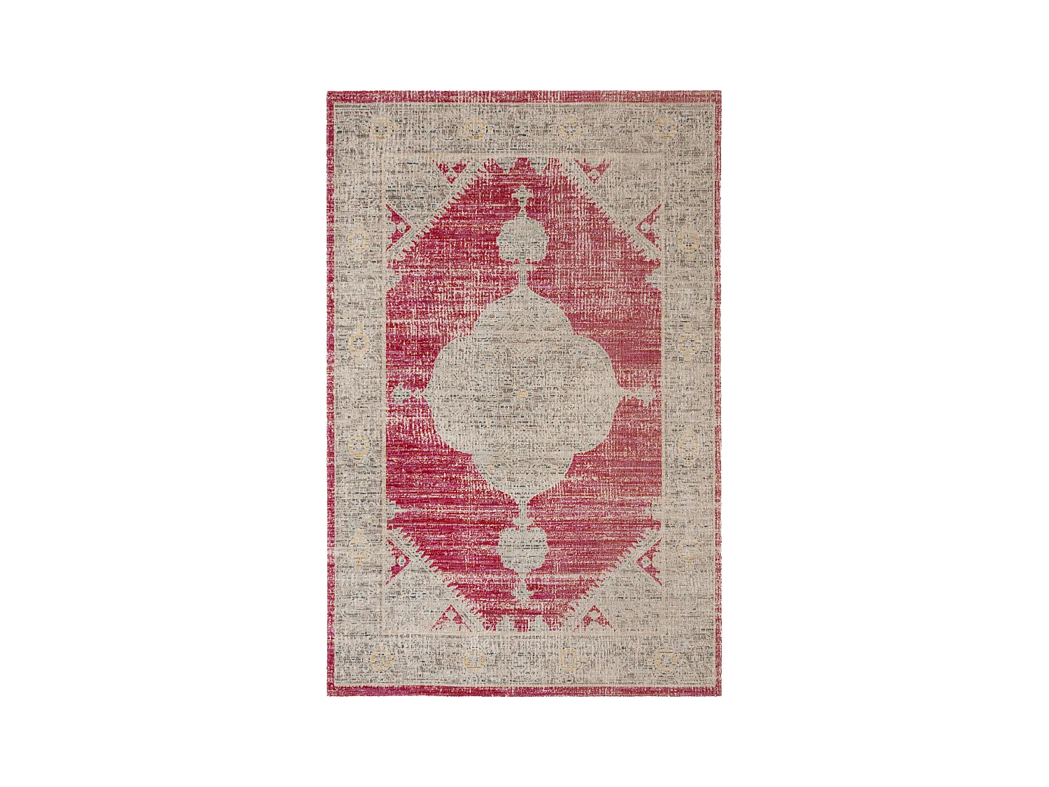 Tapis Rose/Gris 155 X 229 cm - Aleah