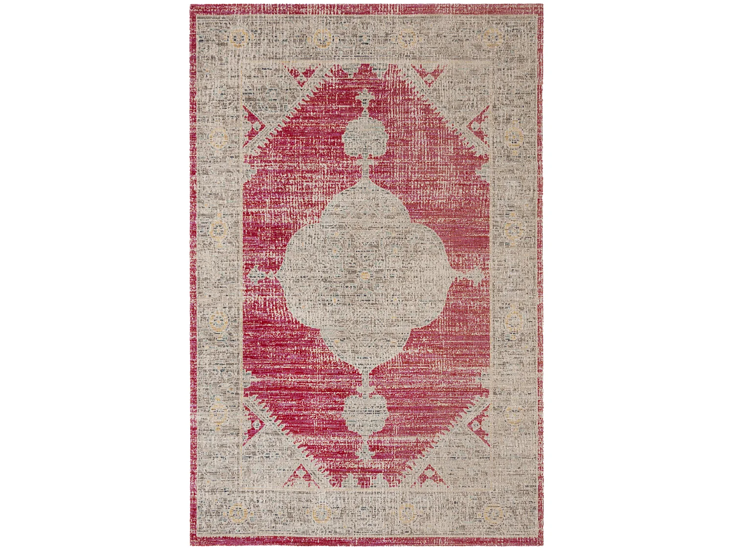 Tapis Rose/Gris 155 X 229 cm - Aleah
