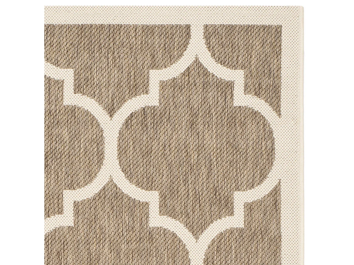 Tapis Marron/Neutre 79 X 152 cm - Arista