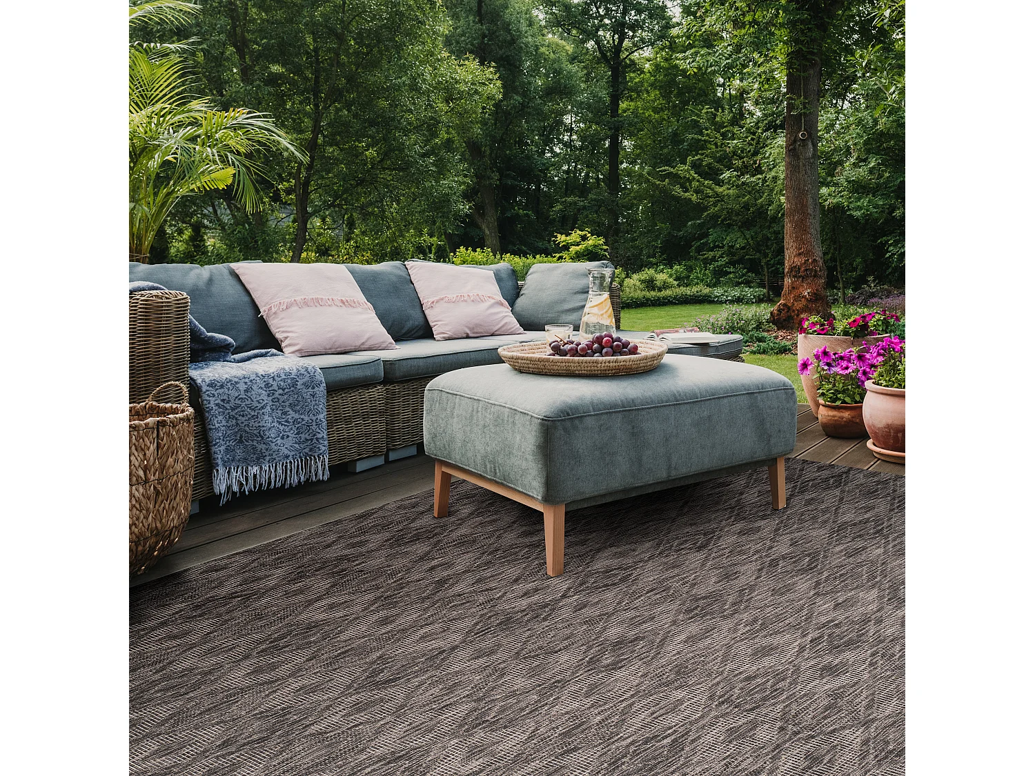 Tapis Noir/Noir 201 X 290 cm - Clementine