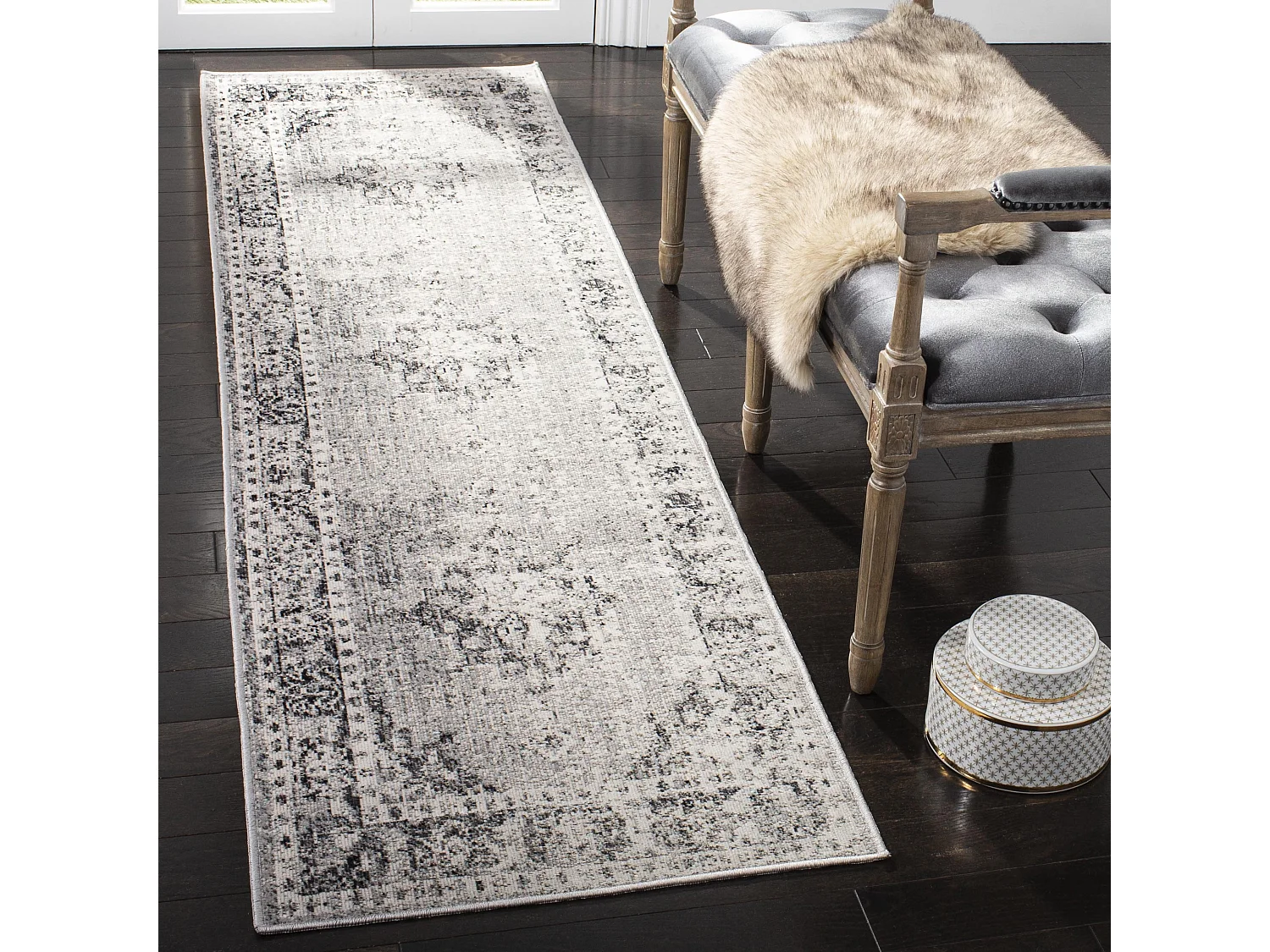 Tapis Gris/Neutre 69 X 244 cm - Jaycee