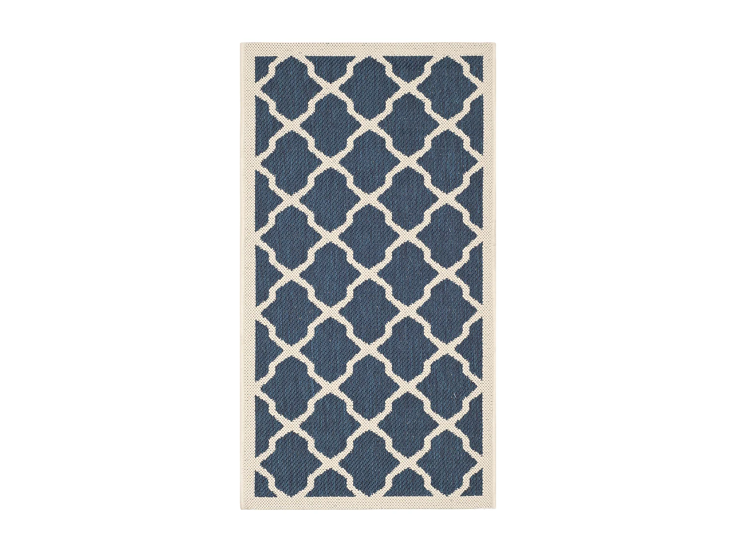 Tapis Bleu Marine/Neutre 122 X 170 cm - Samanna
