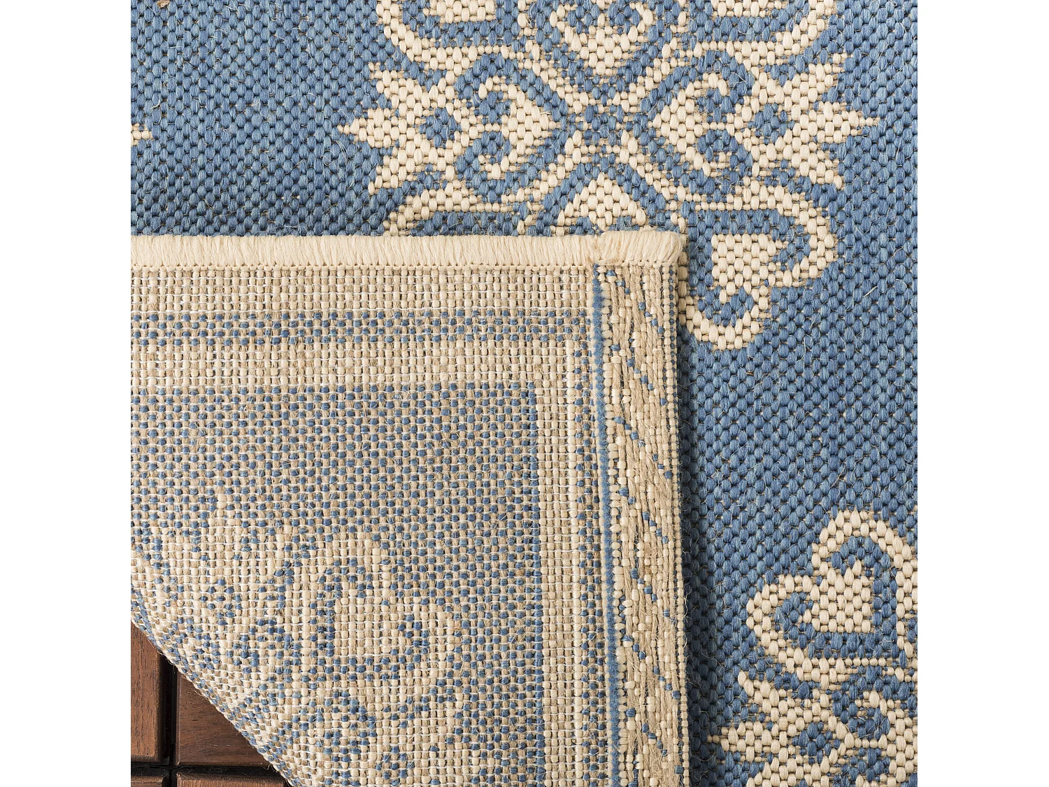 Tapis Neutre/Bleu 122 X 183 cm - Sorelle