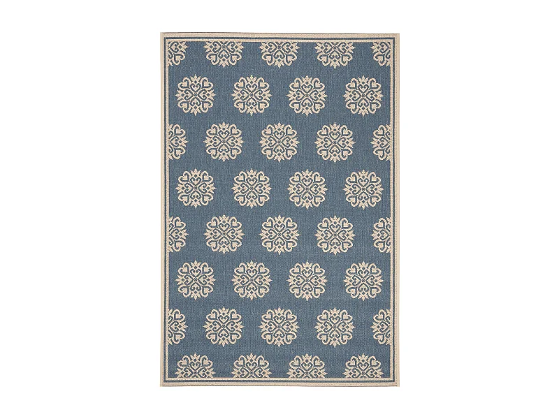 Tapis Neutre/Bleu 122 X 183 cm - Sorelle