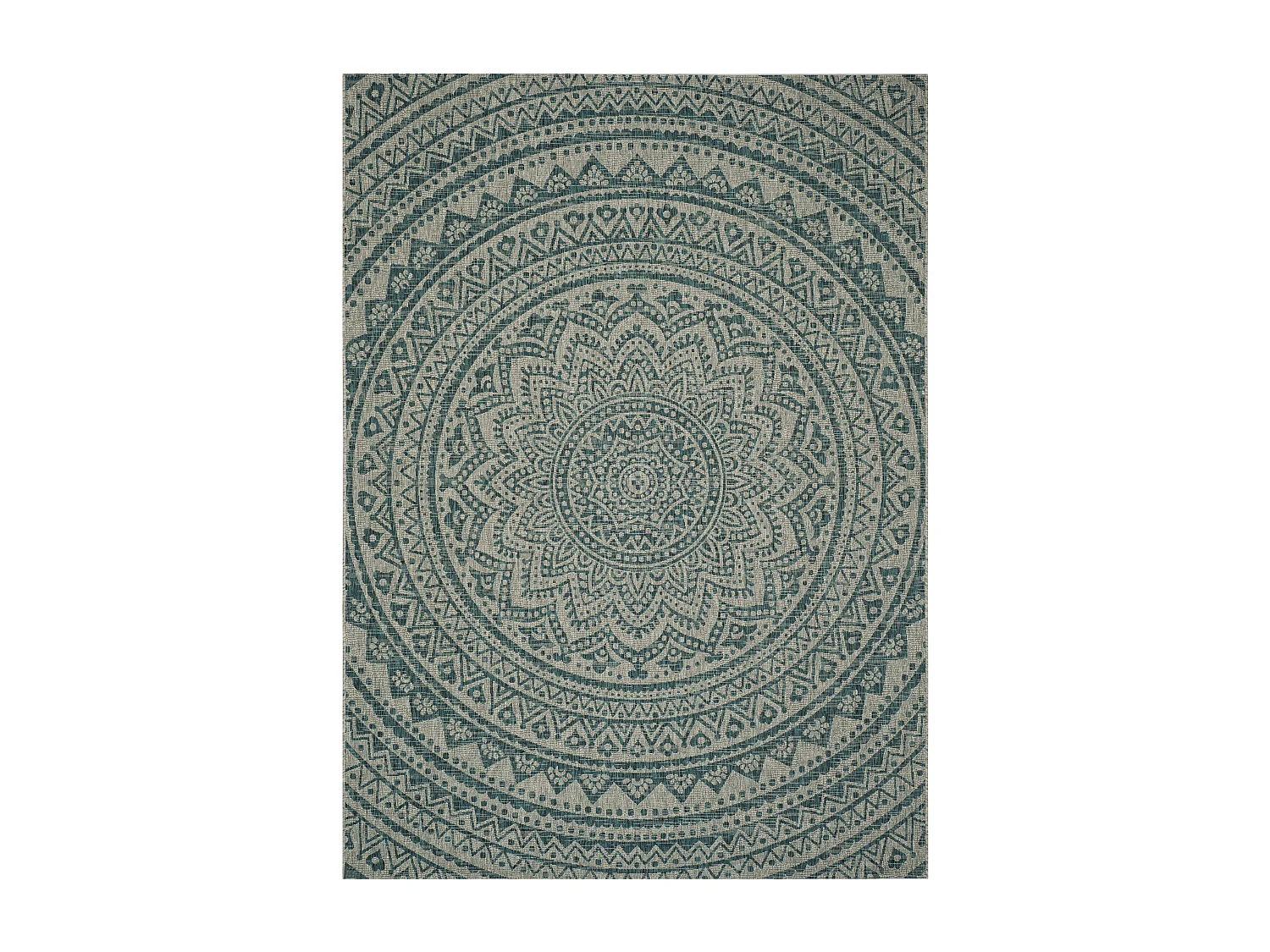 Tapis Gris/Bleu 160 X 231 cm - Kalene