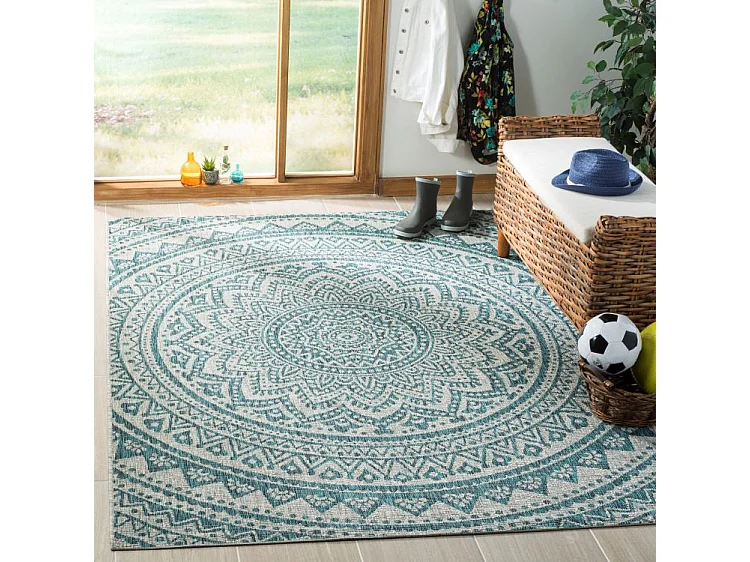 Tapis Gris/Bleu 160 X 231 cm - Kalene