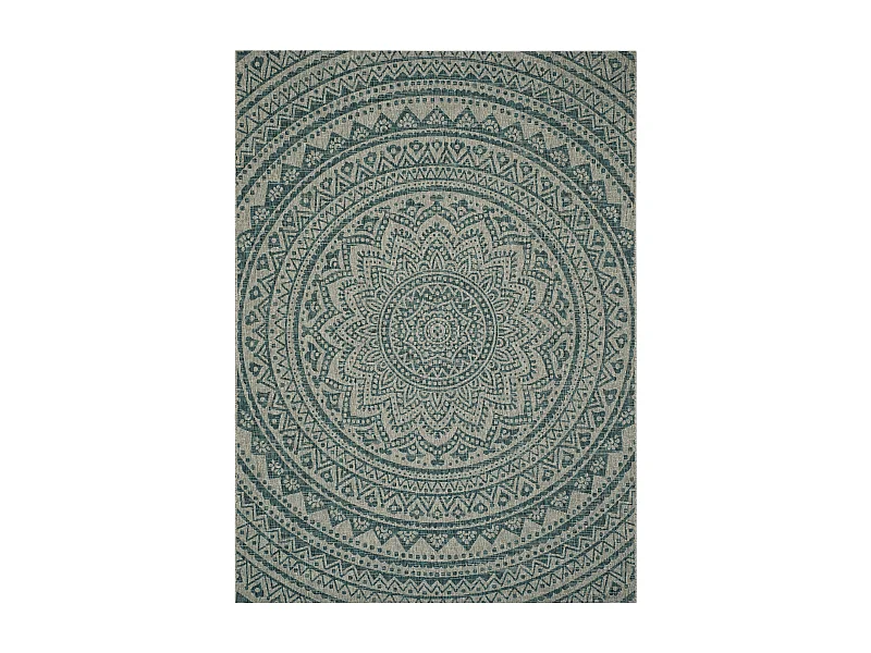 Tapis Gris/Bleu 160 X 231 cm - Kalene